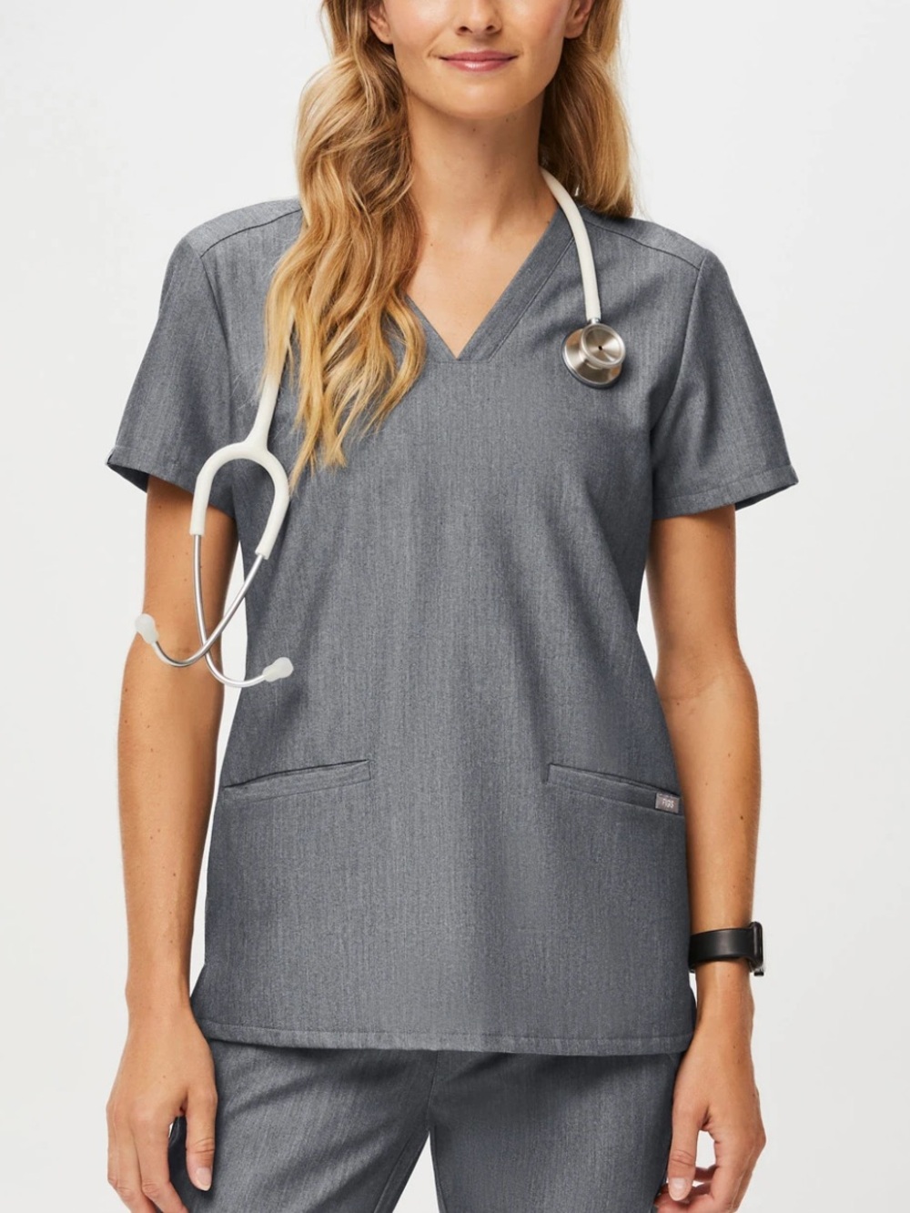 Figs Casma Three Pocket Scrub Top